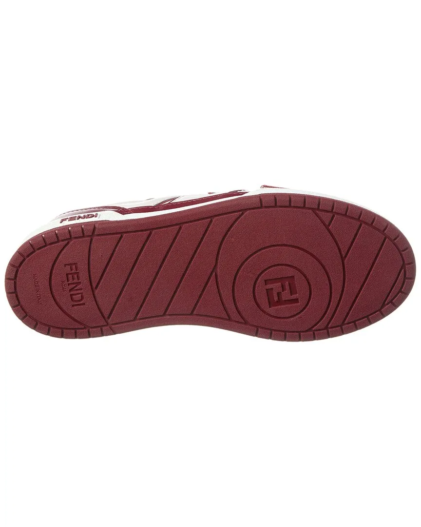 FENDI Match Leather Sneaker