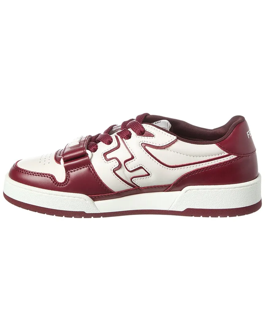 FENDI Match Leather Sneaker