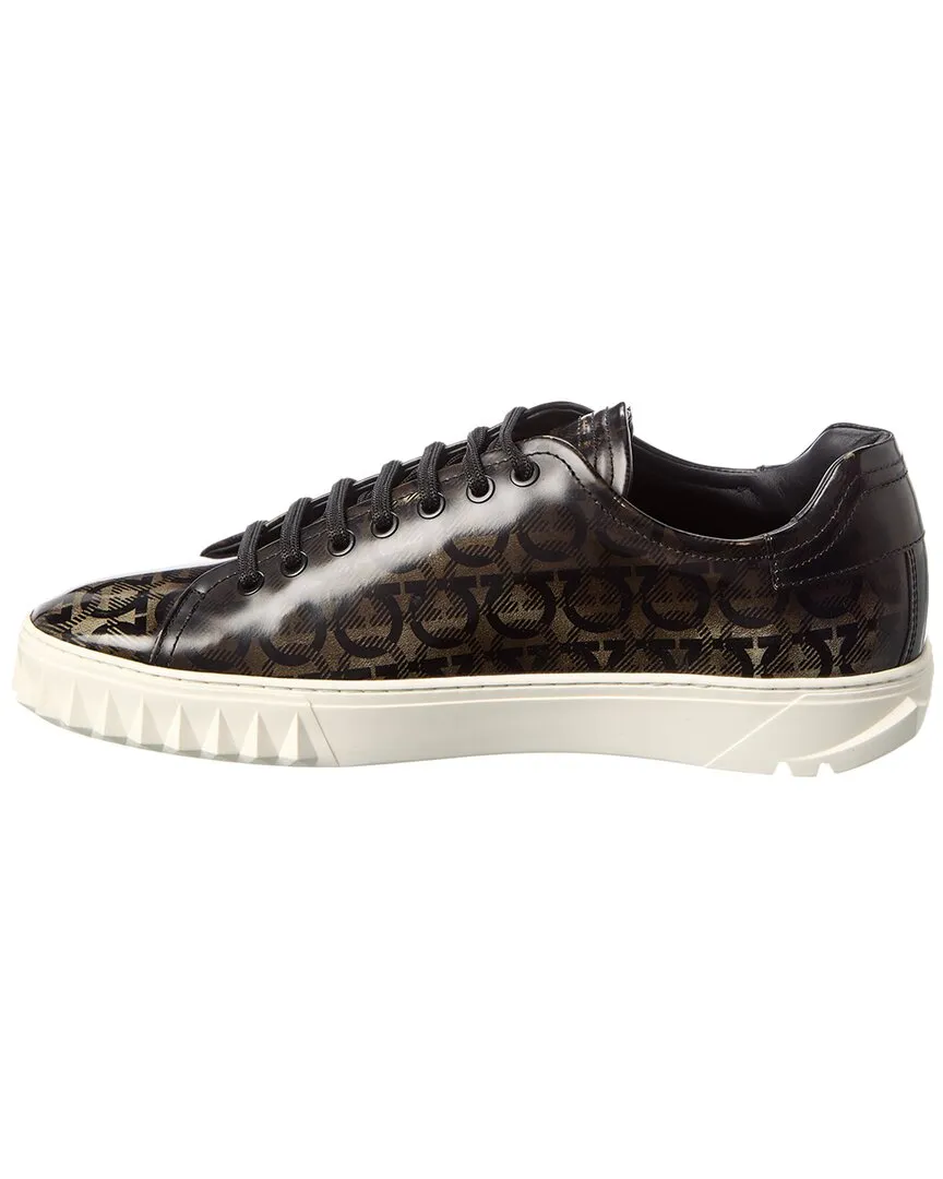 Ferragamo Cube Leather Sneaker