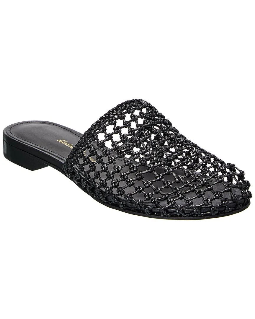 Ferragamo Ellas Leather Flat