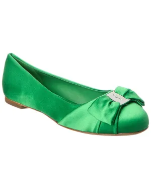 Ferragamo Varina Satin Flat