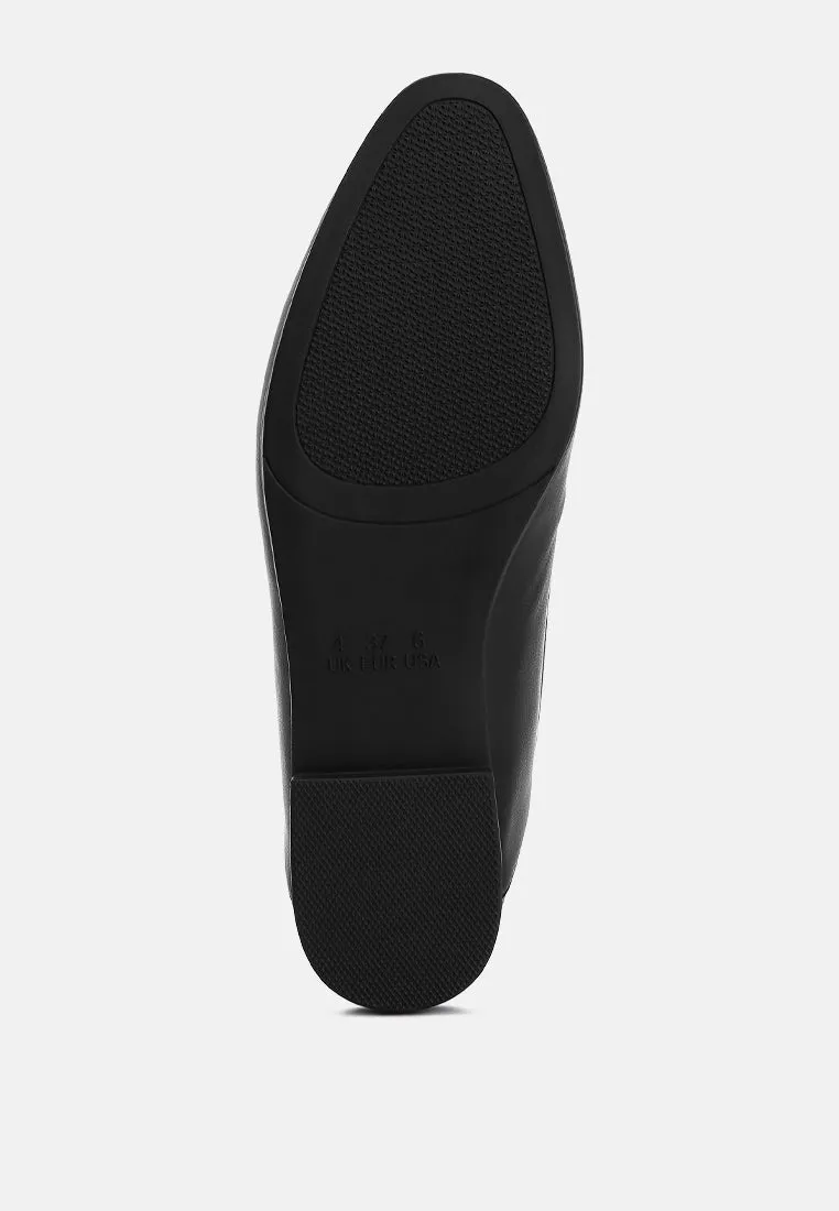 finola horsebit embellished loafers