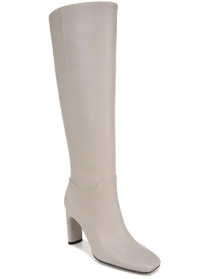 Flexa High Womens Leather Wide Calf Knee-High Boots