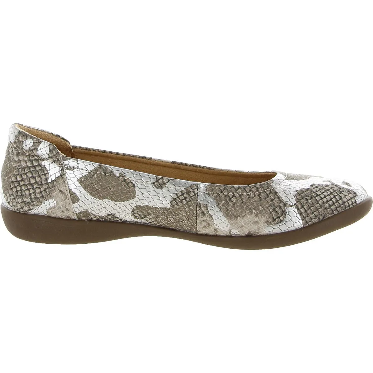 Flexy Womens Round Toe Ballet Flats