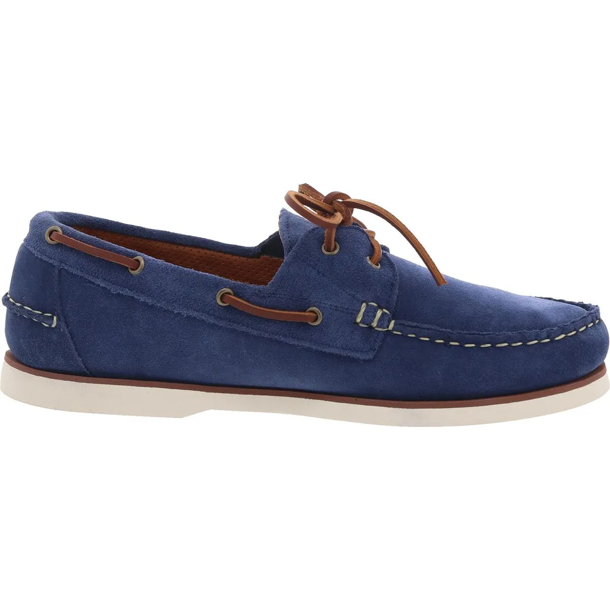 Force 10 Mens Lace-Up Suede Boat Shoes