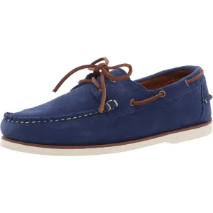 Force 10 Mens Lace-Up Suede Boat Shoes