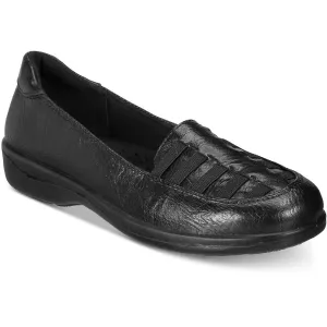 Genesis Womens Faux Leather Slip On Loafers