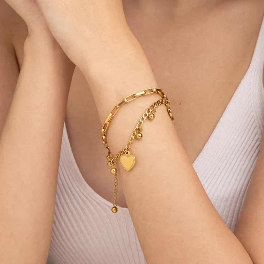 Hearts All Over Bracelet Love Gift set