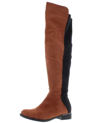 Helena Womens Microsuede Tall Over-The-Knee Boots