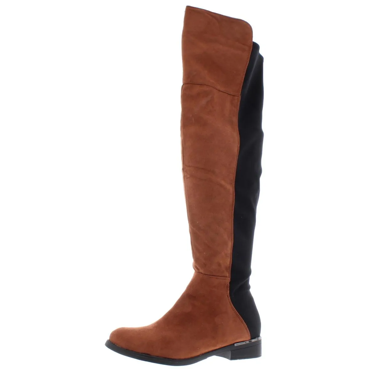 Helena Womens Microsuede Tall Over-The-Knee Boots
