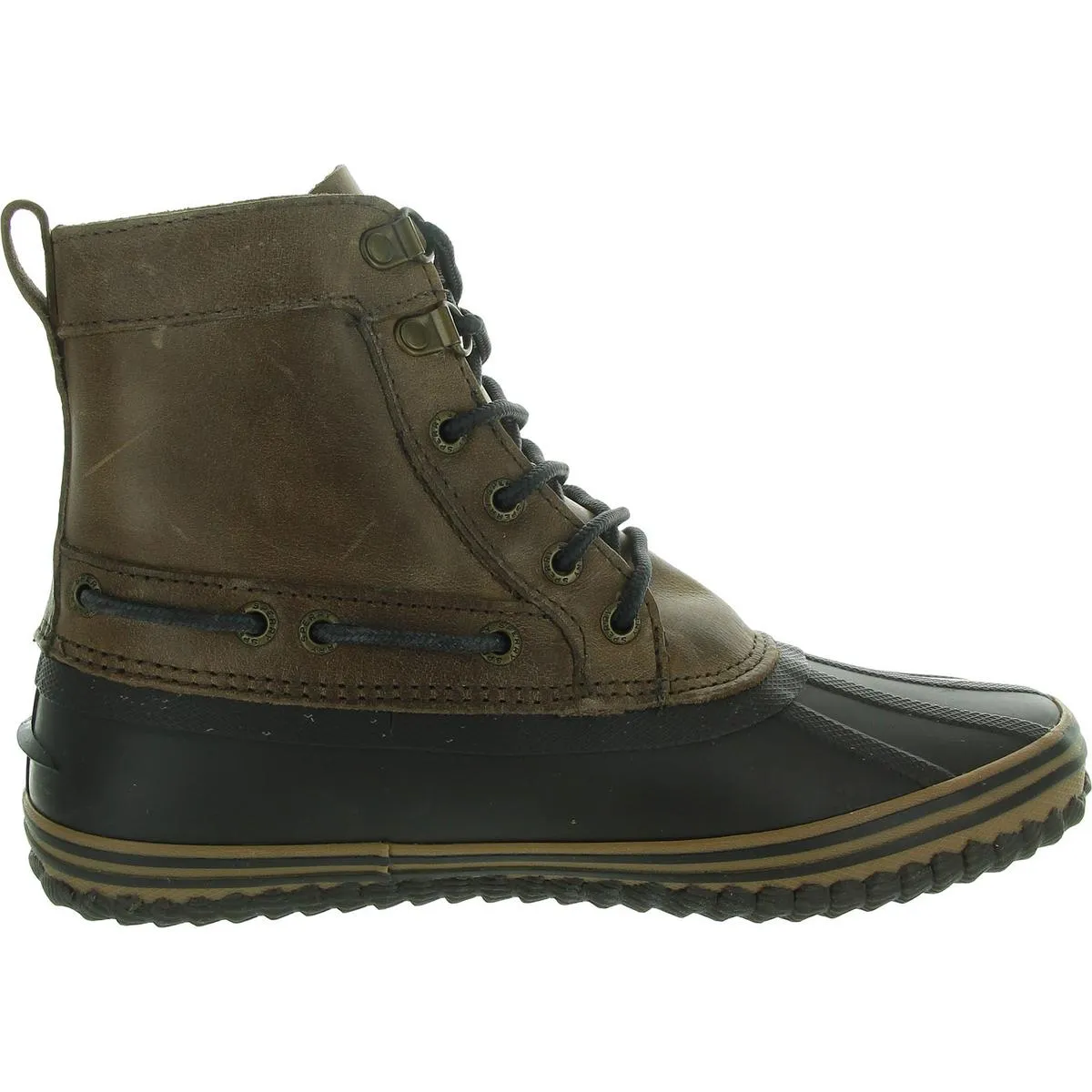Hunting Duck Mens Water Resistant Leather Rain Boots