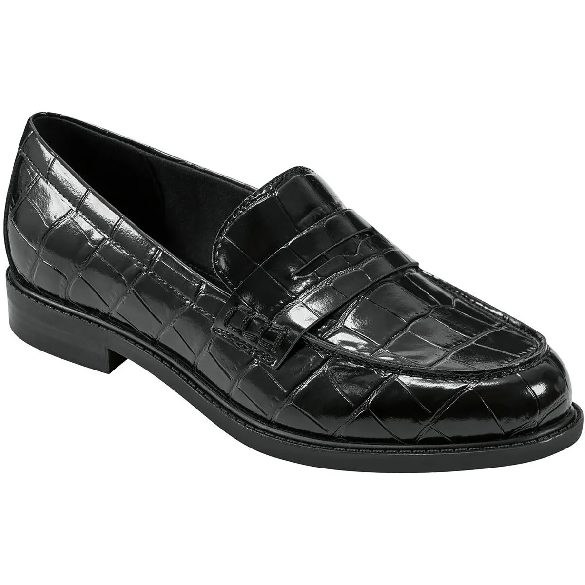 Ilithia Womens Patent Metallic Loafers