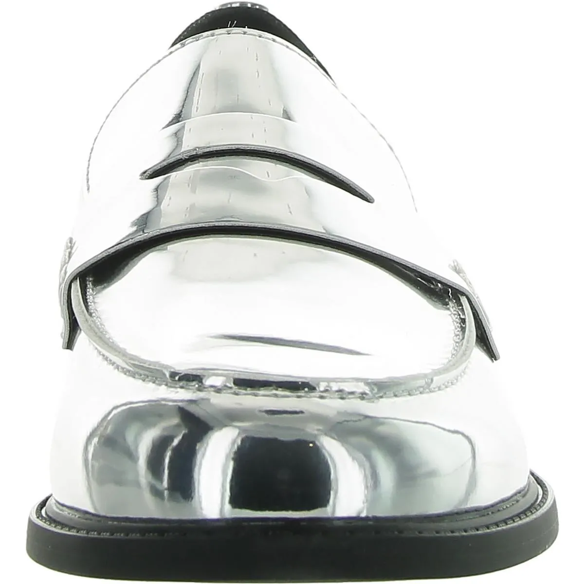Ilithia Womens Patent Metallic Loafers