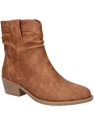 Jae Womens Faux Leather Zp Ankle Boots