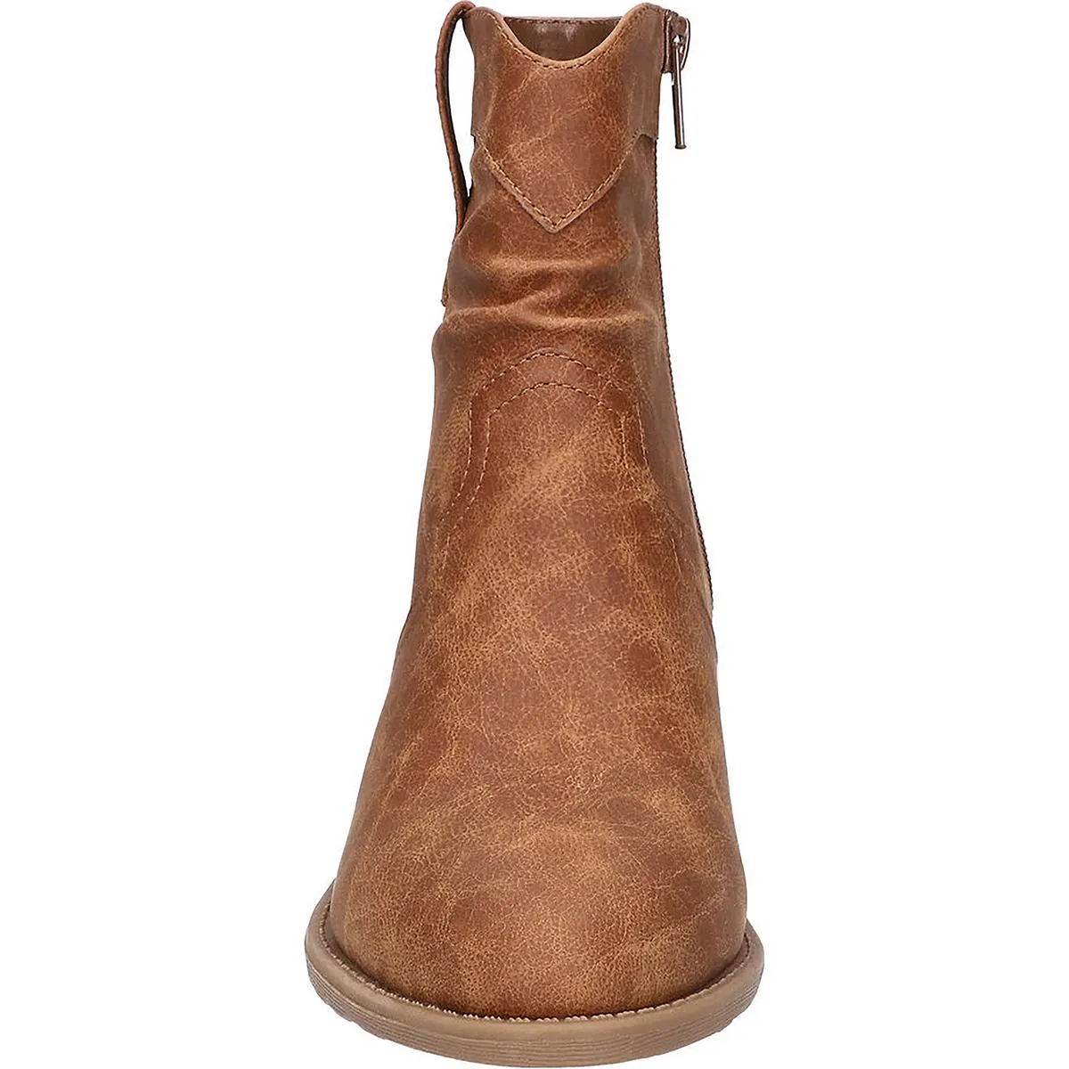 Jae Womens Faux Leather Zp Ankle Boots