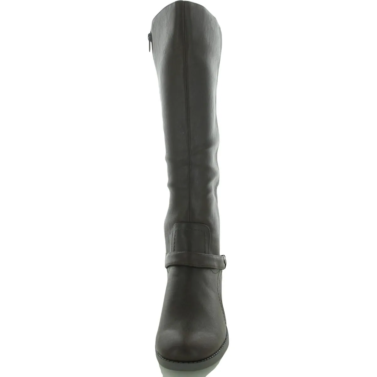Jewel Womens Faux-Leather Tall Knee-High Boots
