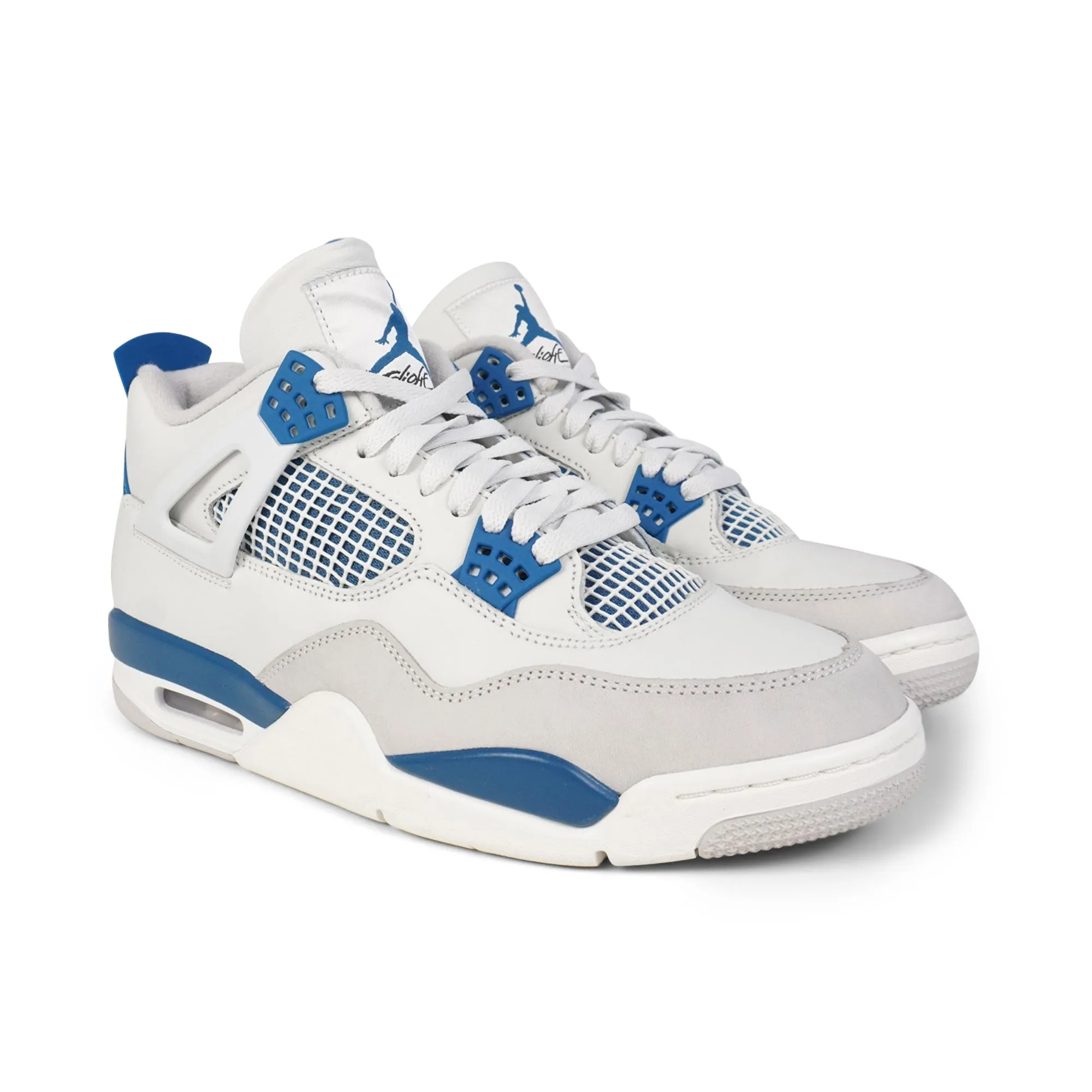 Jordan 'Retro 4 Military Blue' Sneakers - Men's 44 EU