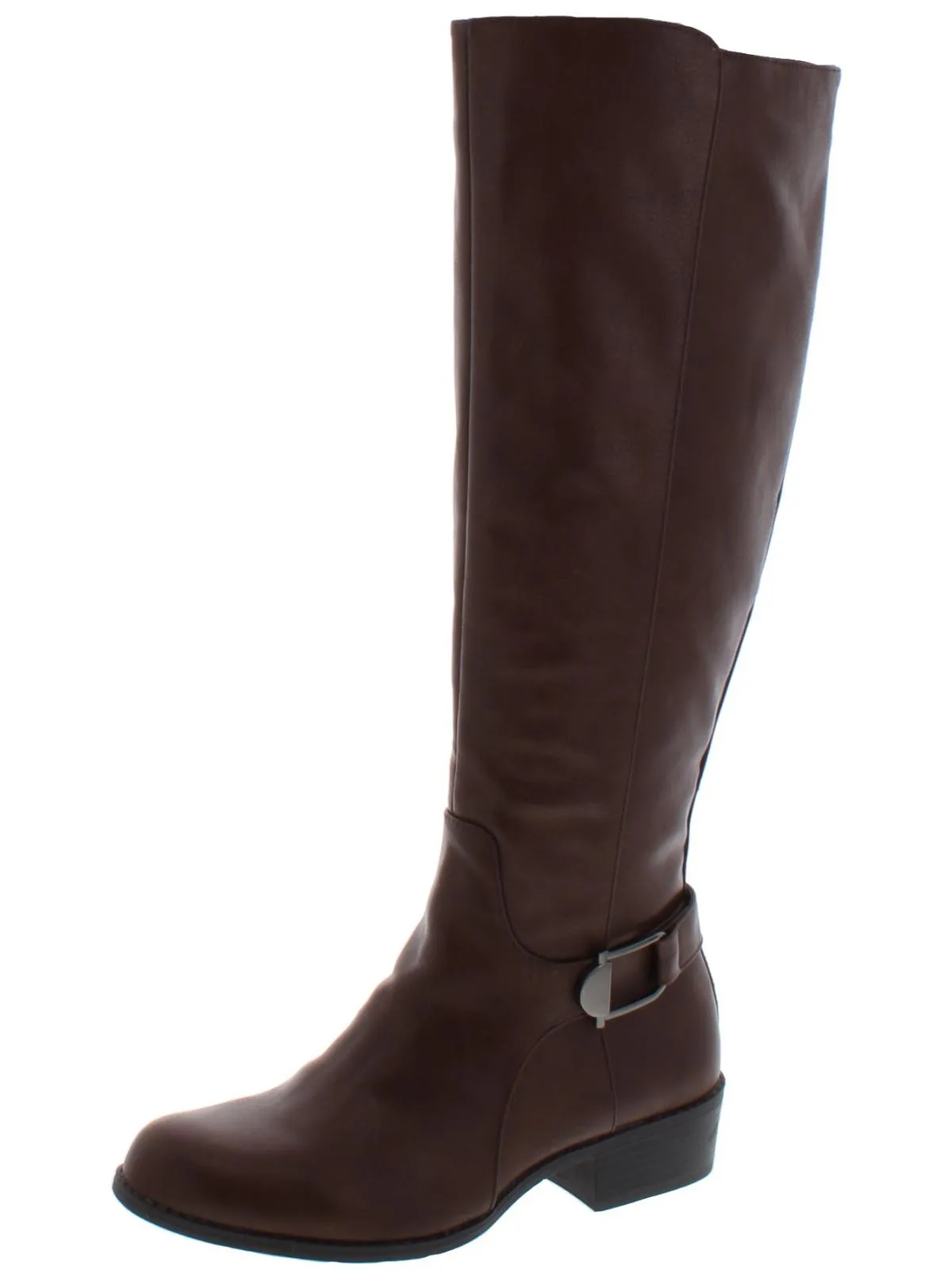 Kallumm Womens Faux Leather Tall Knee-High Boots