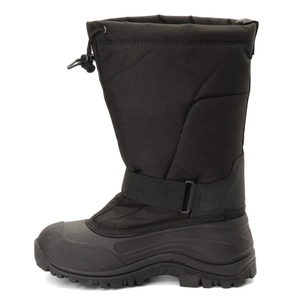 Kamik Greenbay 4 NK0200S-BLK Boots Men's US 12 Black Waterproof Snow Boot ZPO420