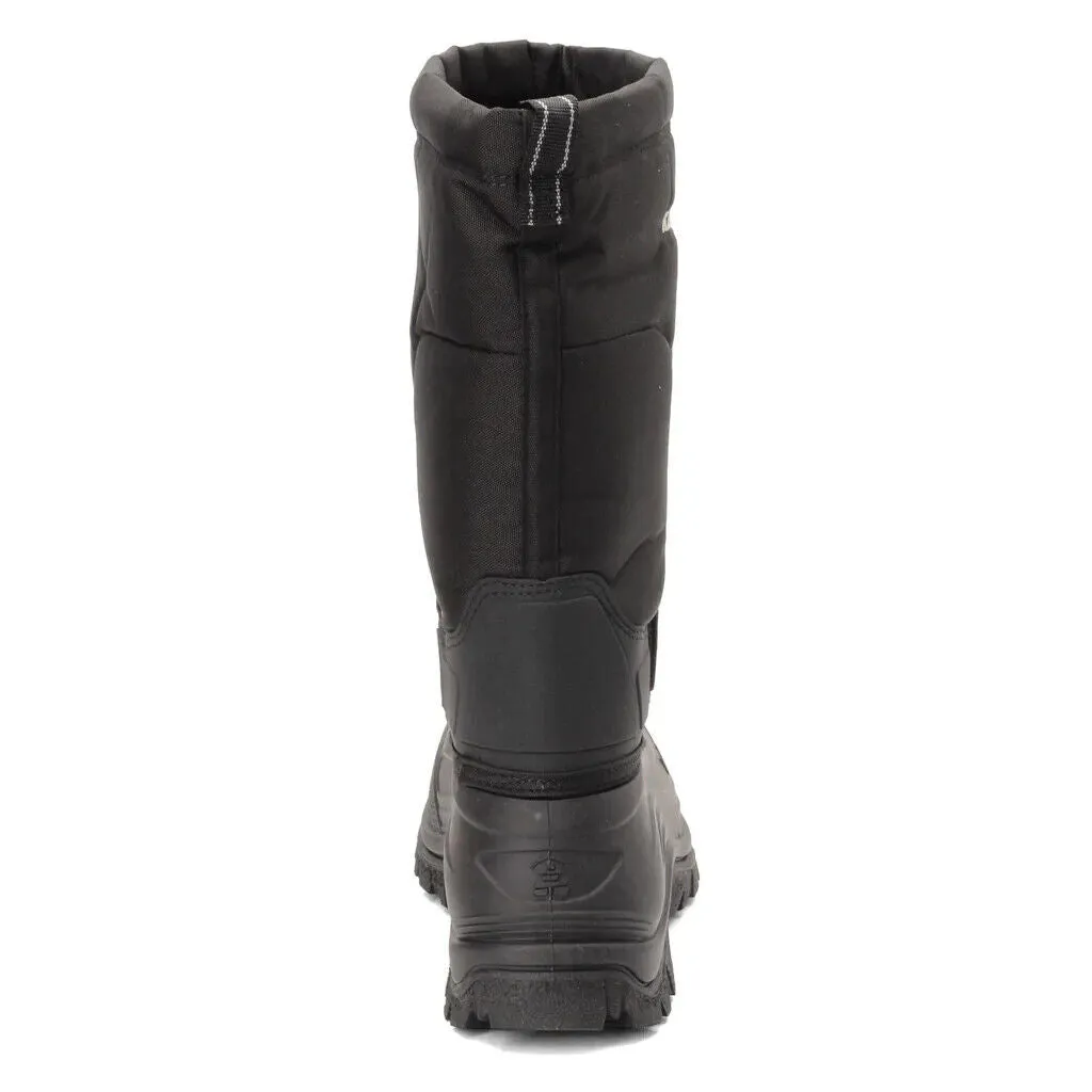 Kamik Greenbay 4 NK0200S-BLK Boots Men's US 12 Black Waterproof Snow Boot ZPO420