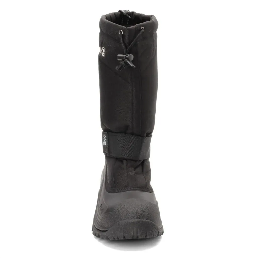 Kamik Greenbay 4 NK0200S-BLK Boots Men's US 12 Black Waterproof Snow Boot ZPO420