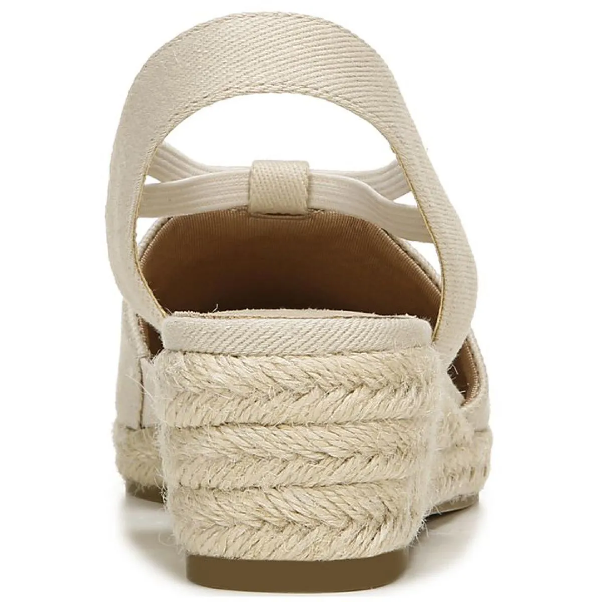 Katrina 2 Womens Cushioned Footbed Canvas Wedge Sandals