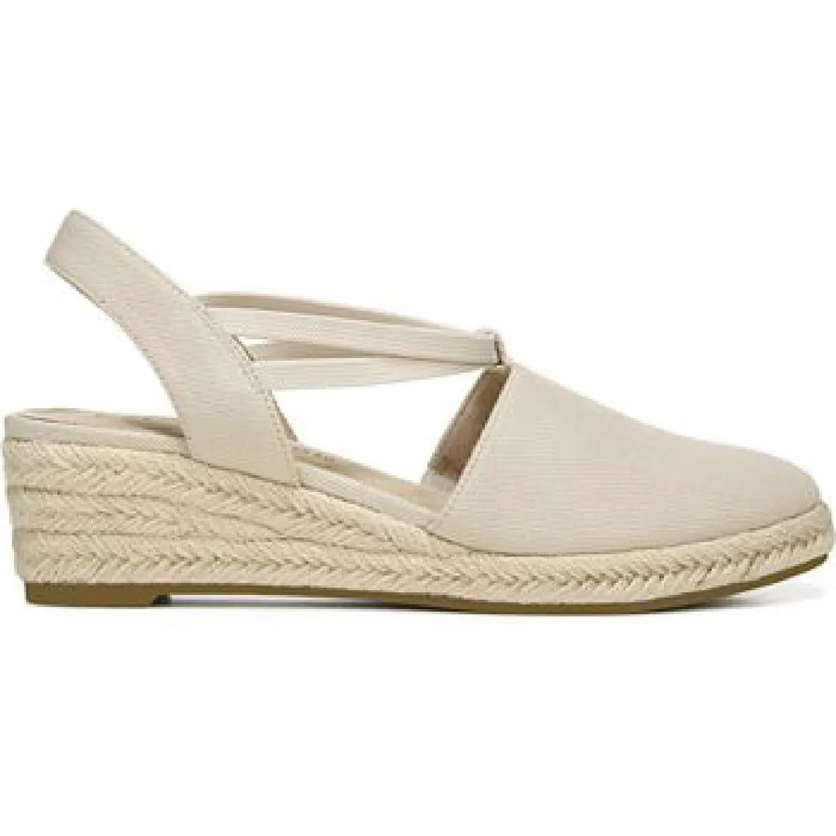 Katrina 2 Womens Cushioned Footbed Canvas Wedge Sandals