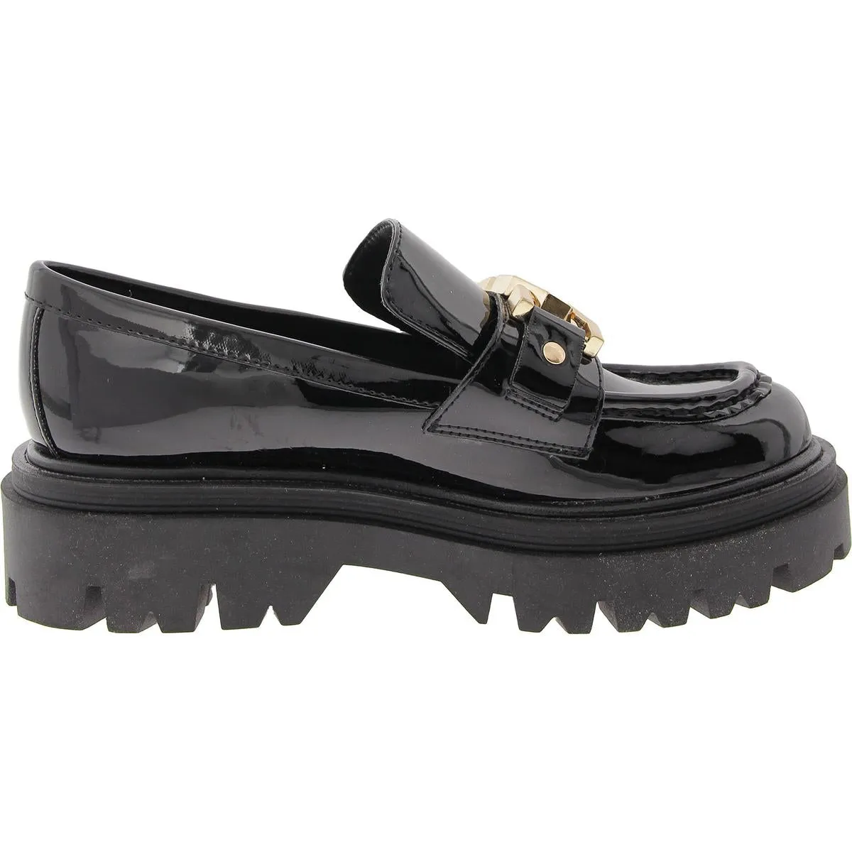 Keate Womens Patent Loafers