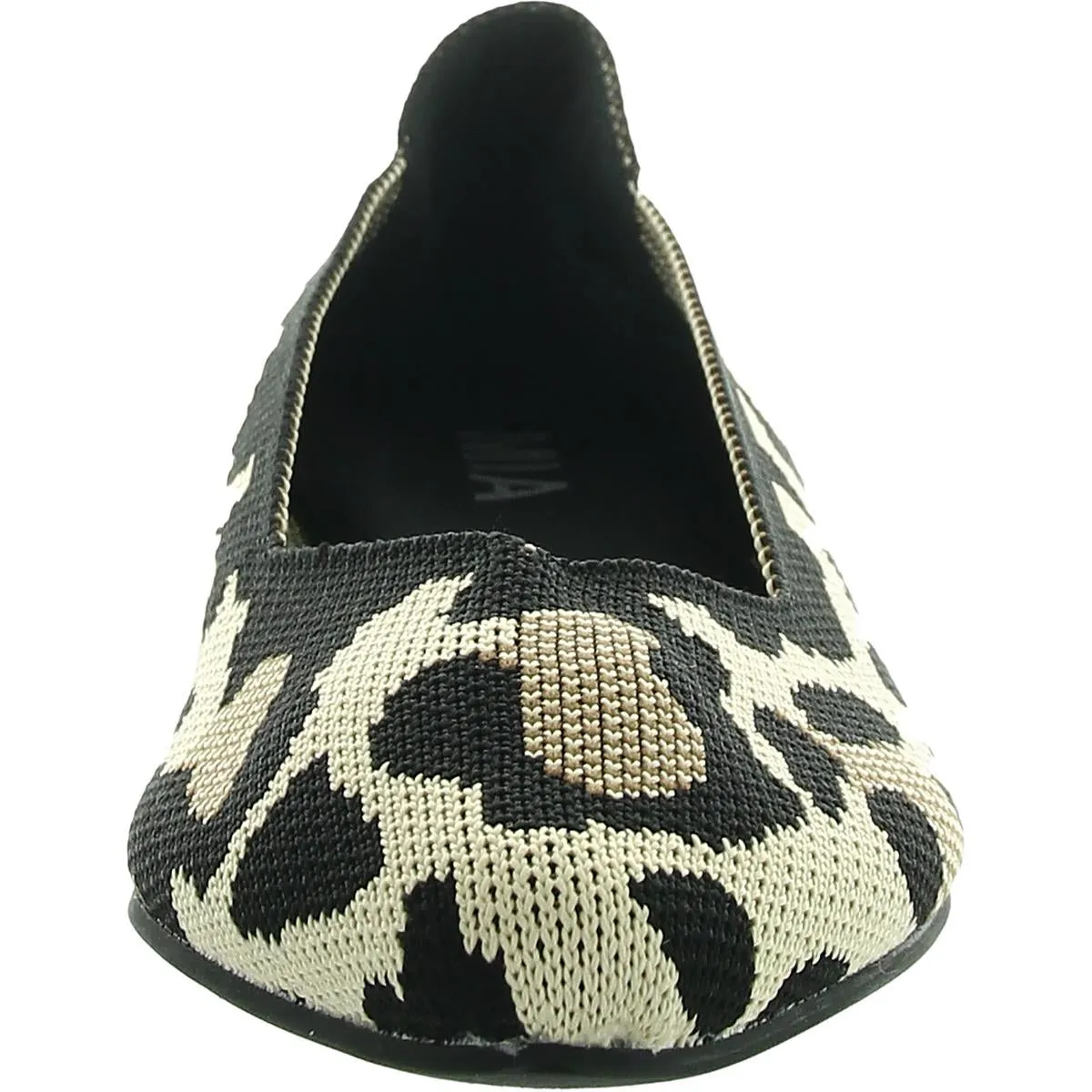 Kerri Womens Pointed Toe Slip On Ballet Flats