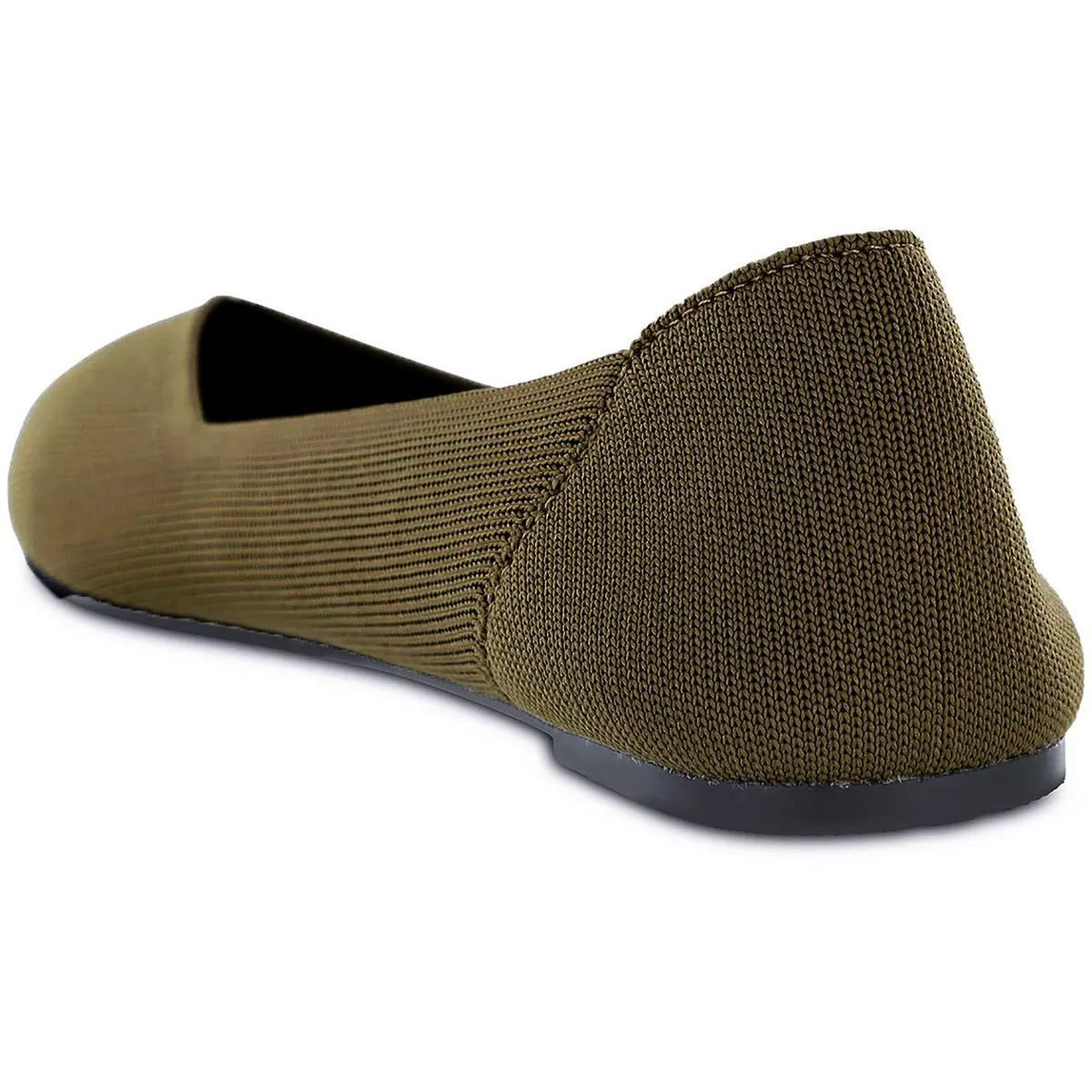 Kerri Womens Pointed Toe Slip On Ballet Flats