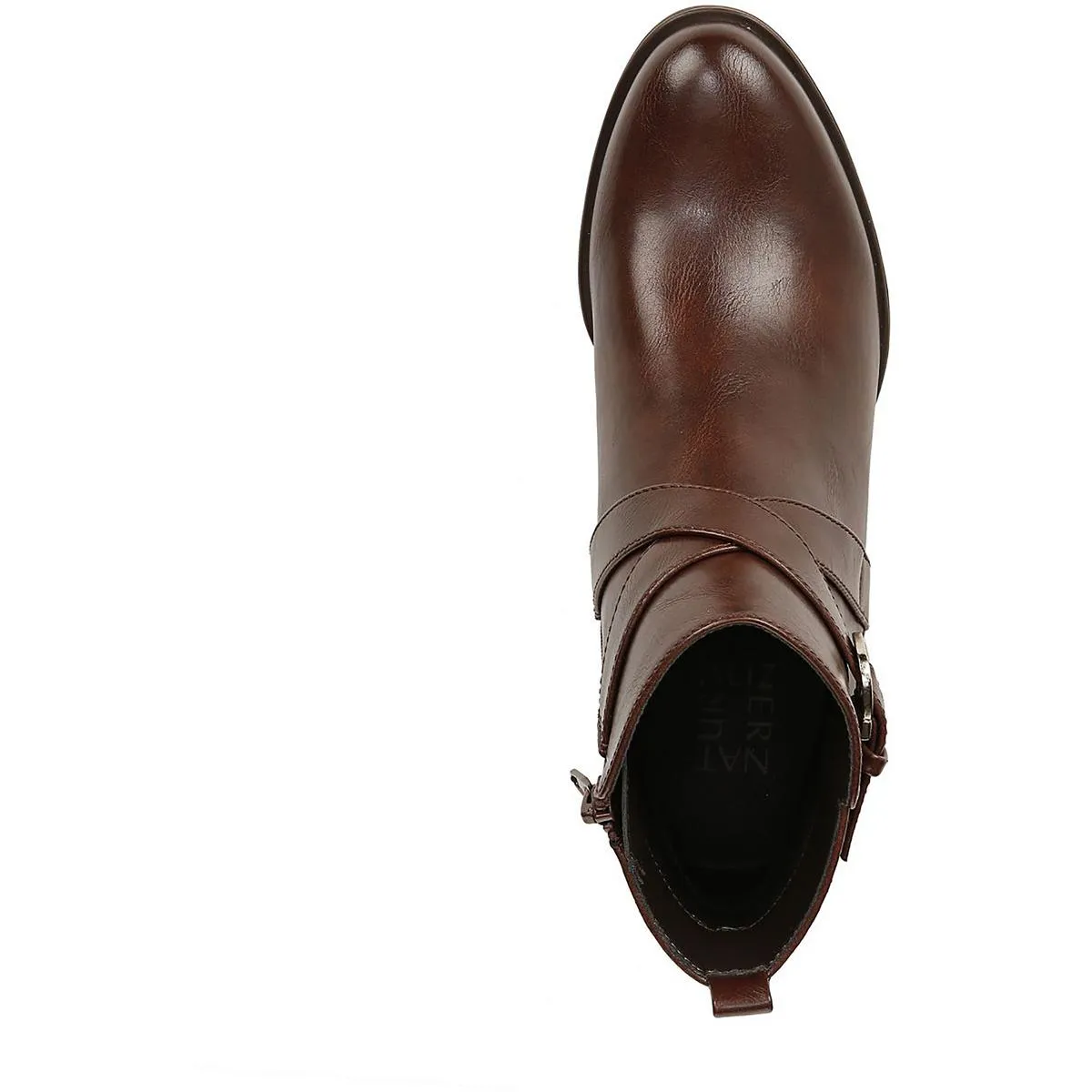 KIMBRA Womens Faux Leather Short Ankle Boots