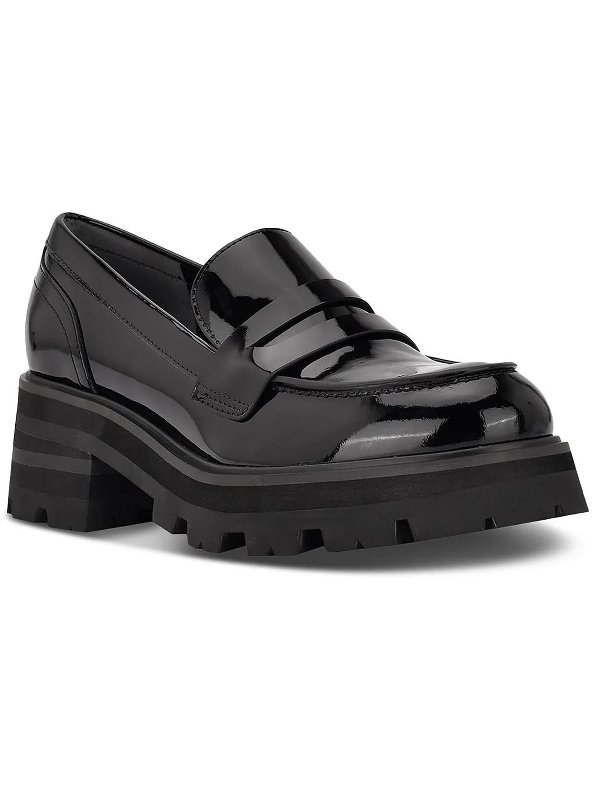 Latika Womens Leather Loafers