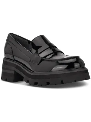 Latika Womens Leather Loafers