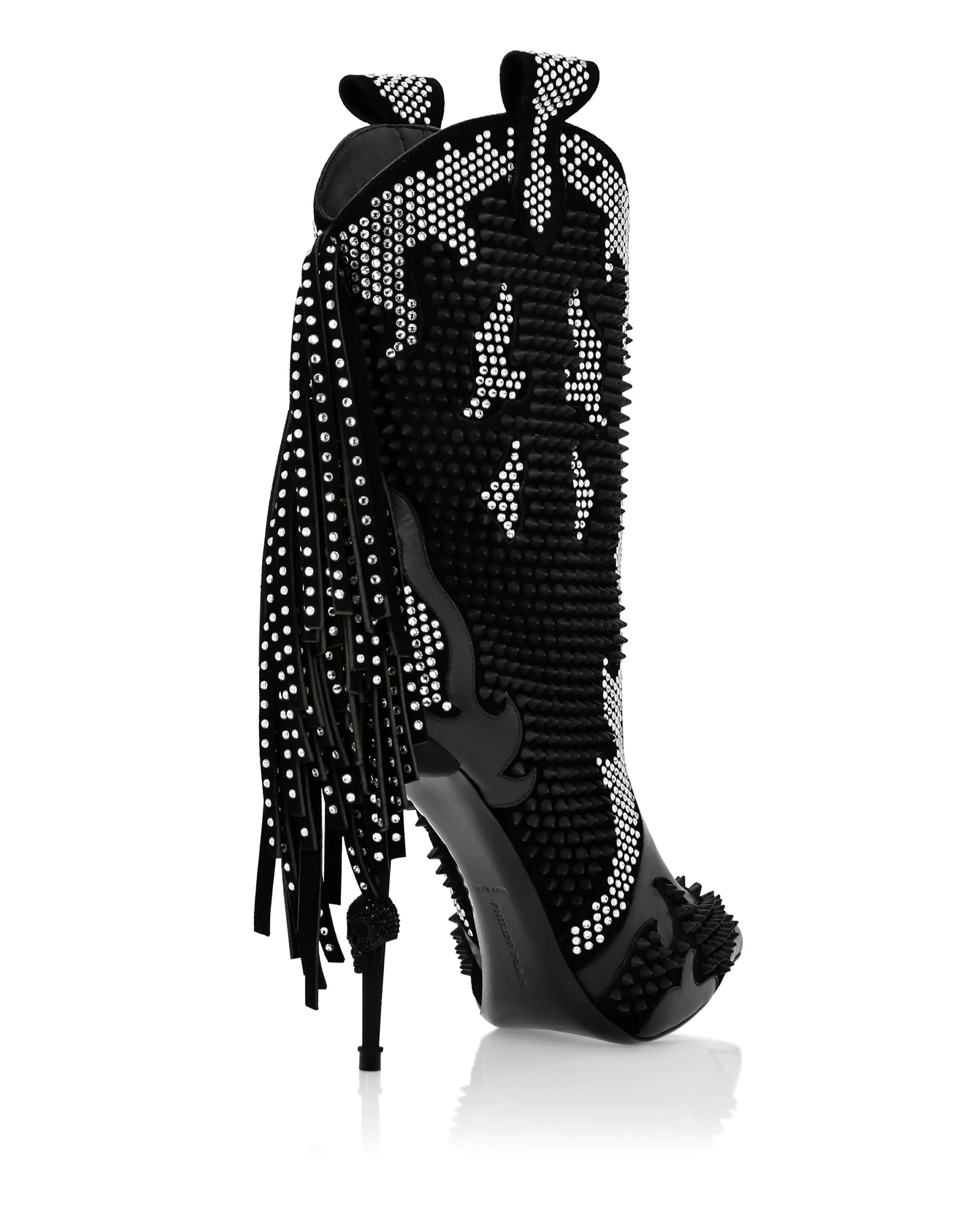 Leather Boots Lo-Heels High Cowboy