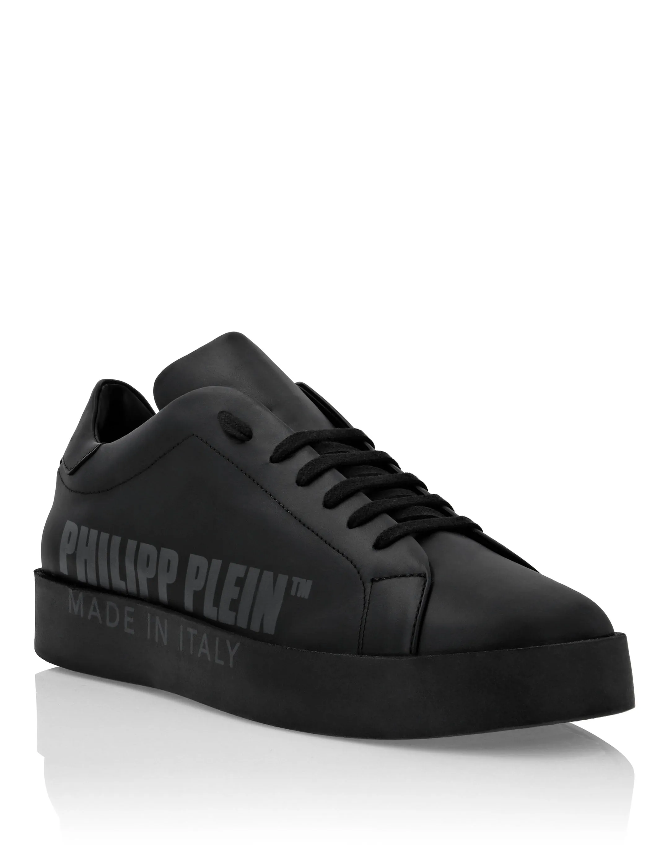 Leather Lo-Top Sneakers Philipp Plein TM