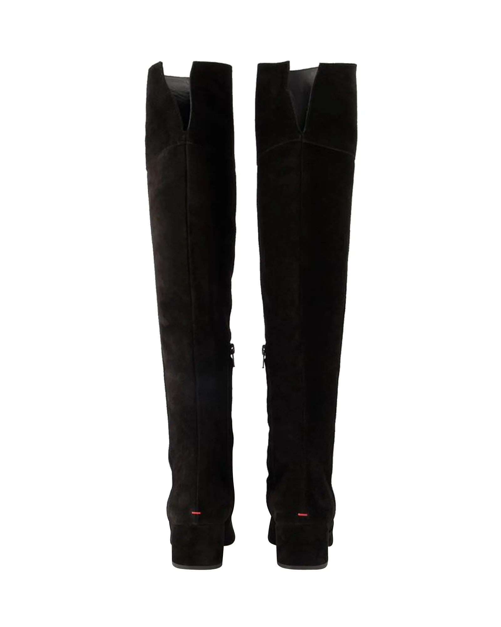 Letizia 45Mm Thin Block Square in leatherToe Over The Knee Boot