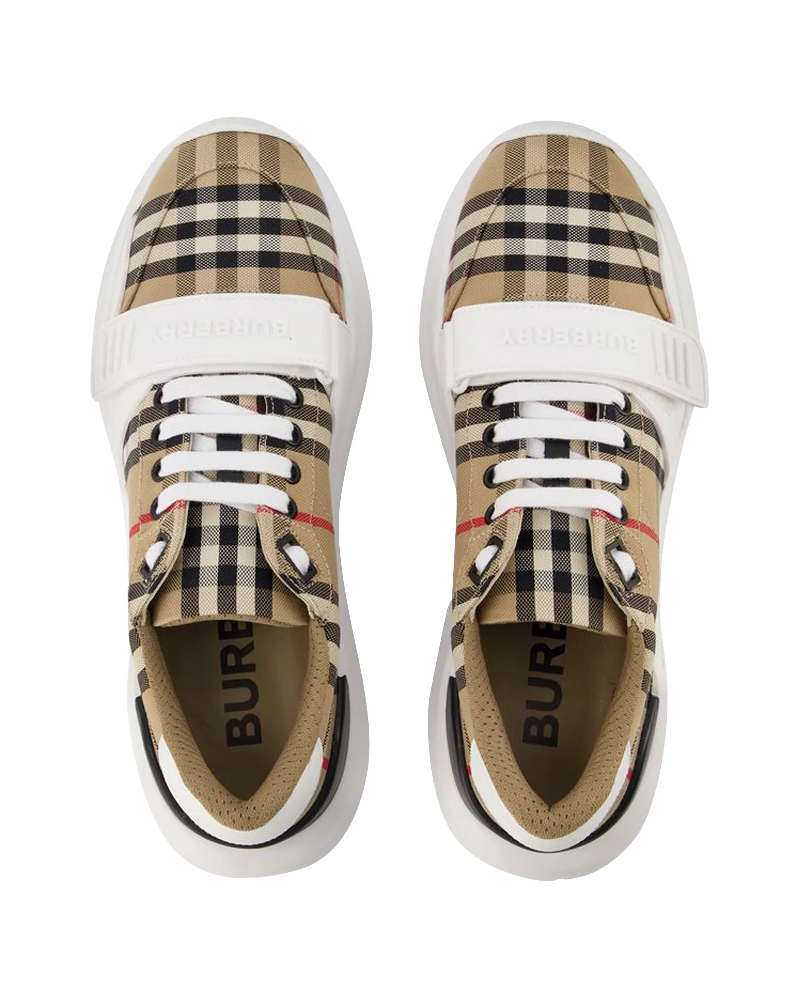 Lf Tnr New Regis L Chk Sneakers - Burberry - Multi - Cotton