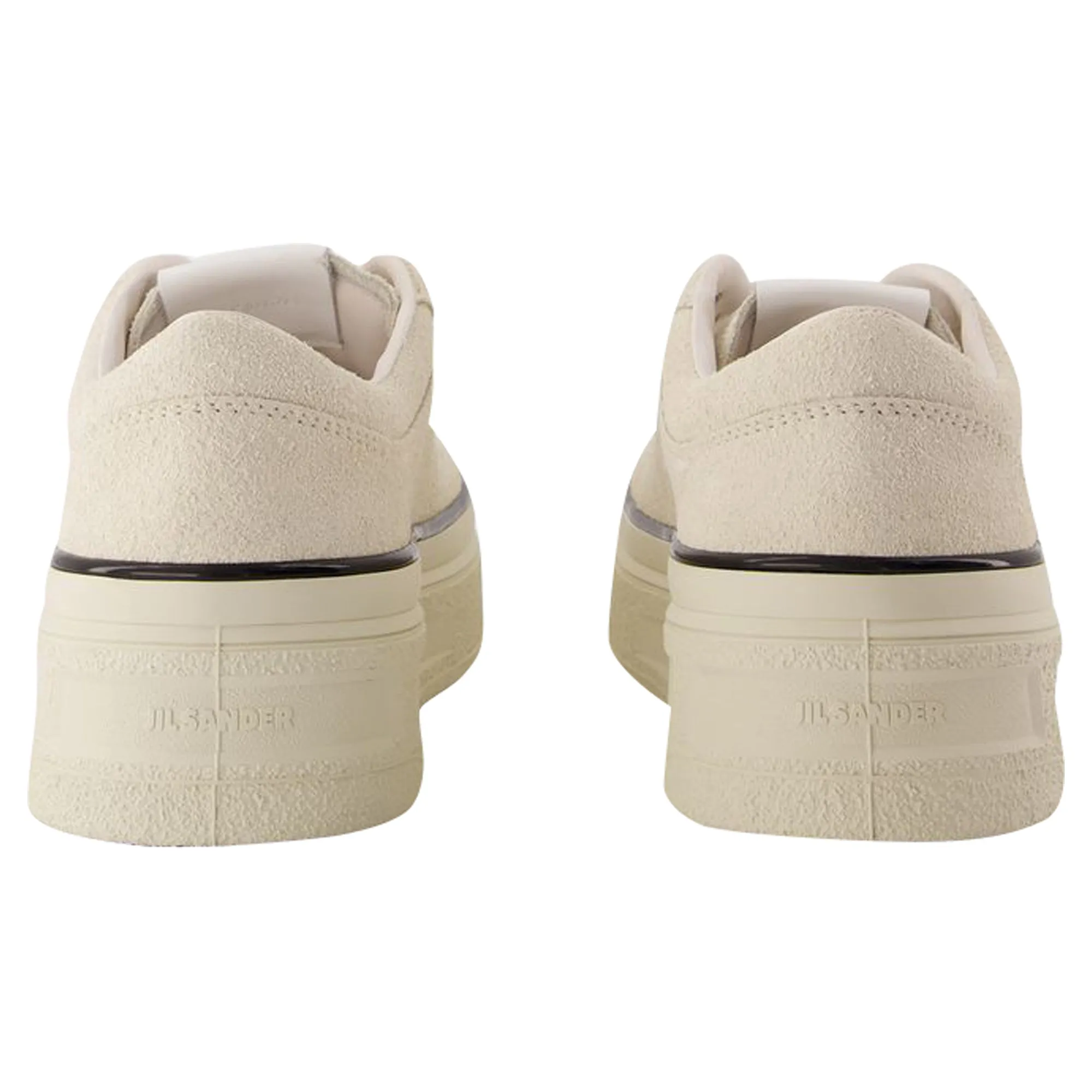 Low Sneakers - Jil Sander - Leather - Porcelain