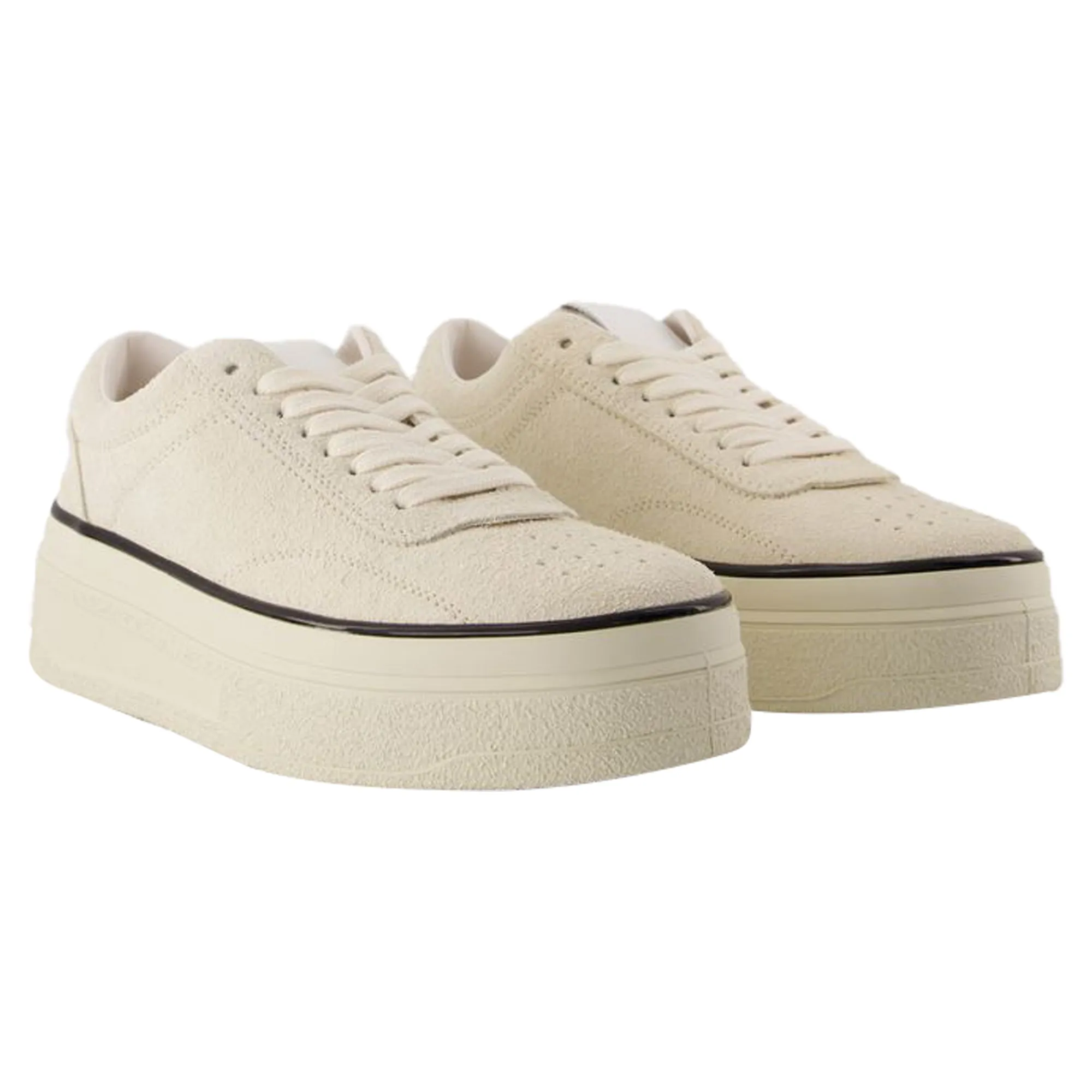 Low Sneakers - Jil Sander - Leather - Porcelain