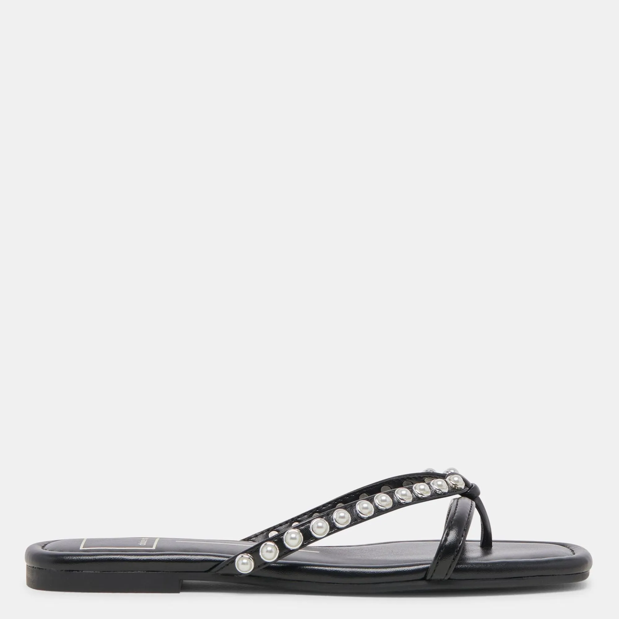 Lucca Pearl Sandals Black Pearls