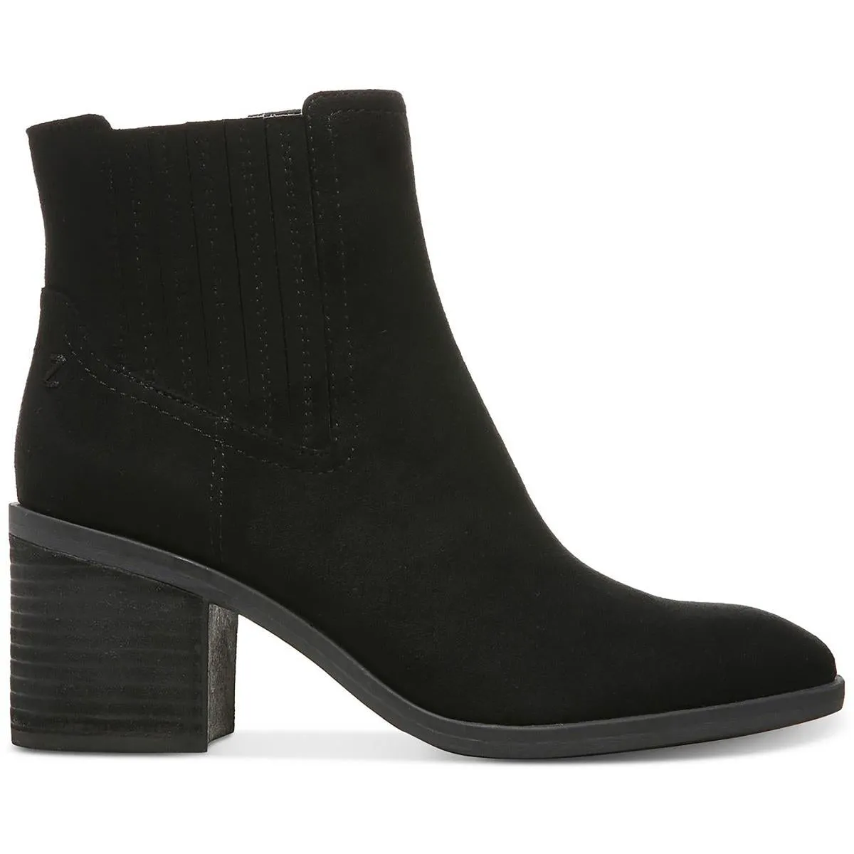 Lucinda Womens Faux Suede Square Toe Ankle Boots