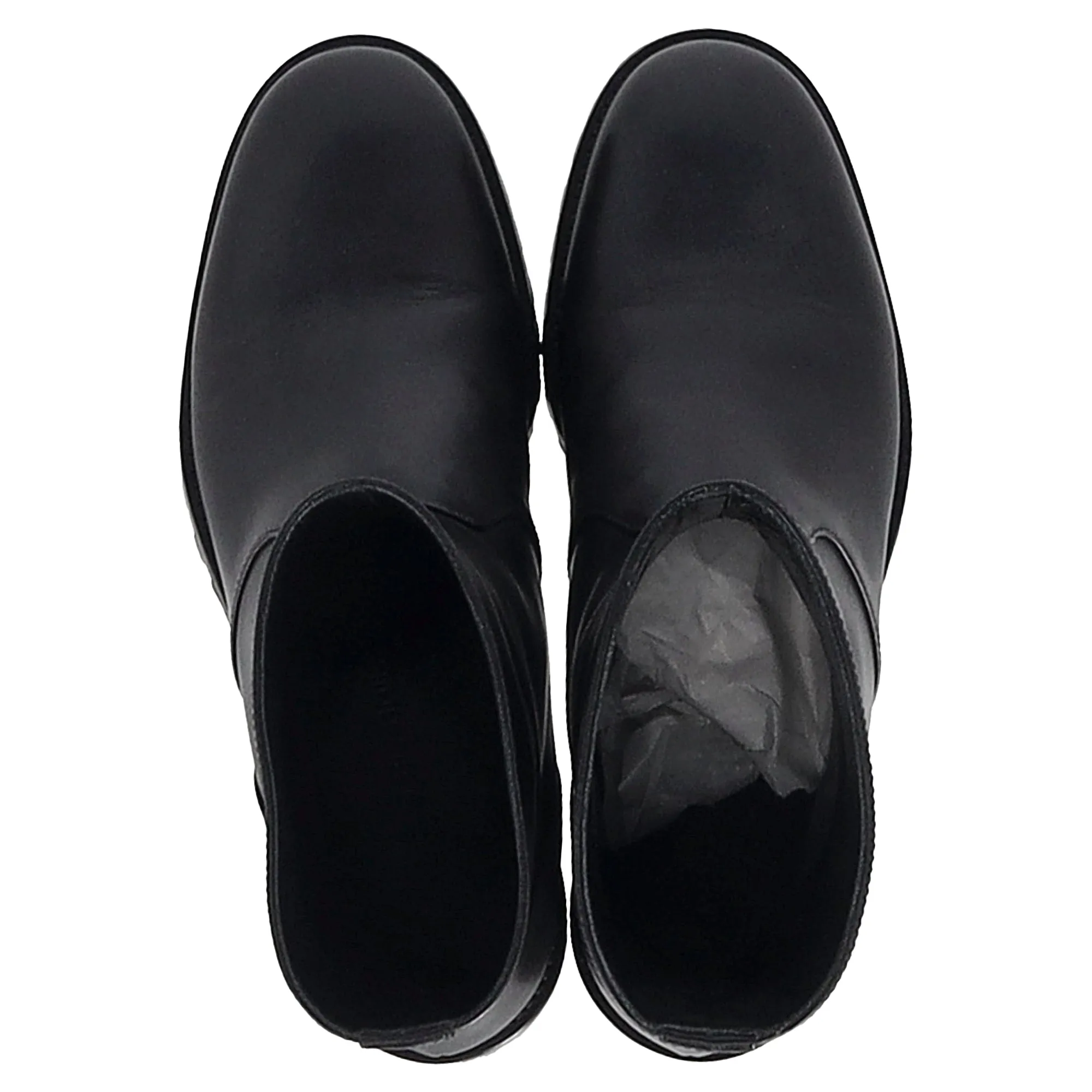 Manolo Blahnik Motosa Ankle Boots in Black Calf Leather