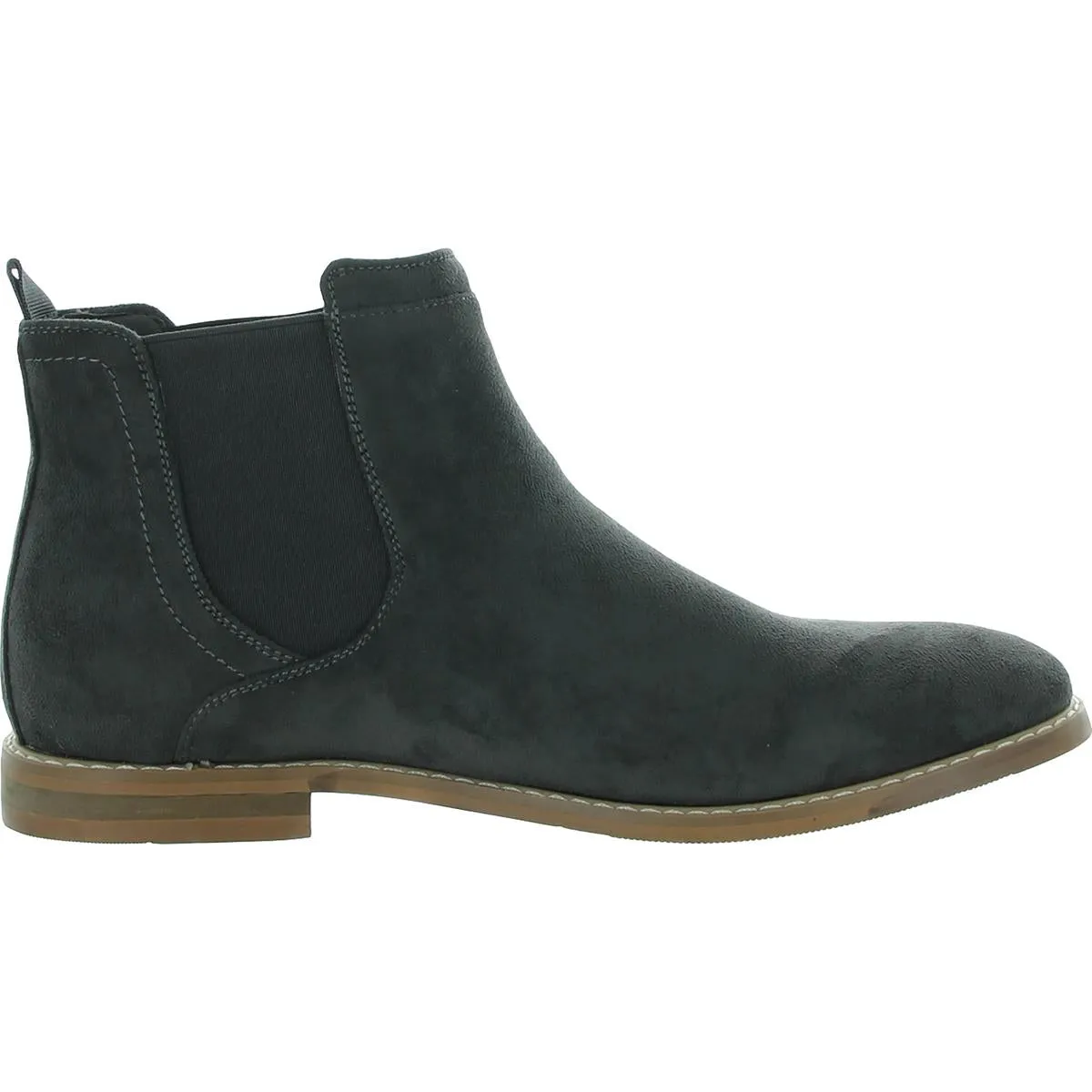Marshall Mens Faux Suede Laceless Chelsea Boots