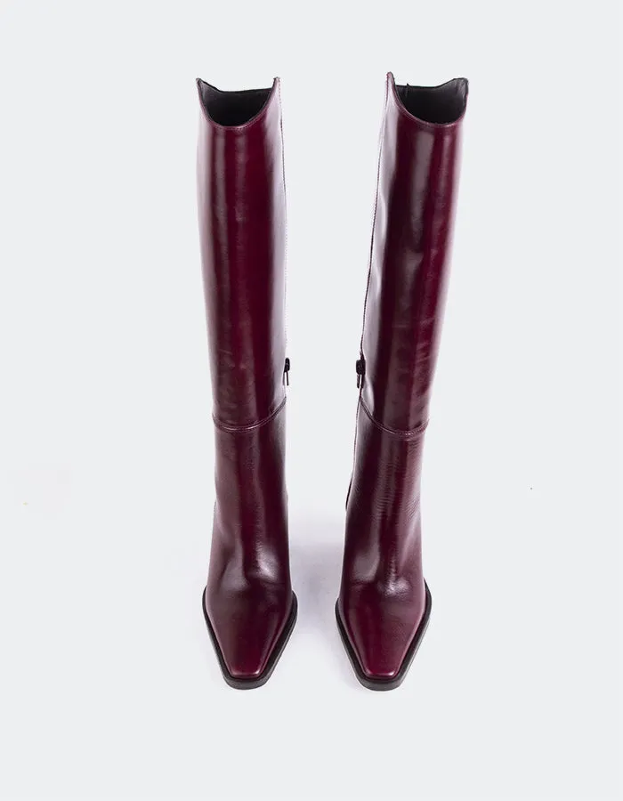 Melville Burgundy Leather