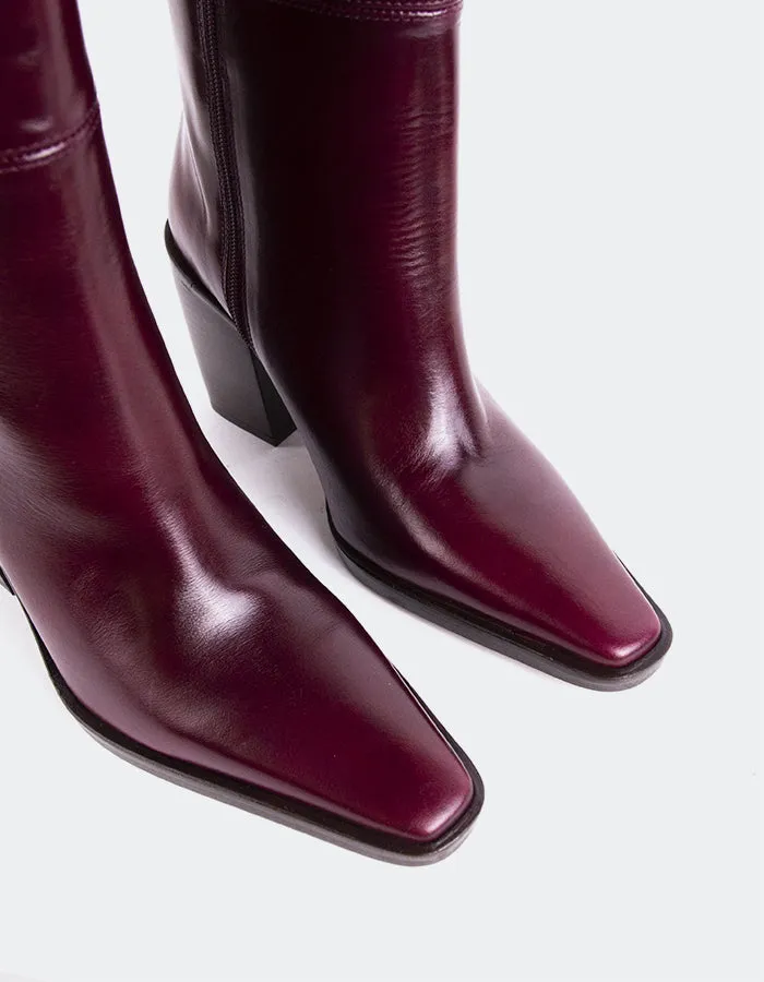 Melville Burgundy Leather