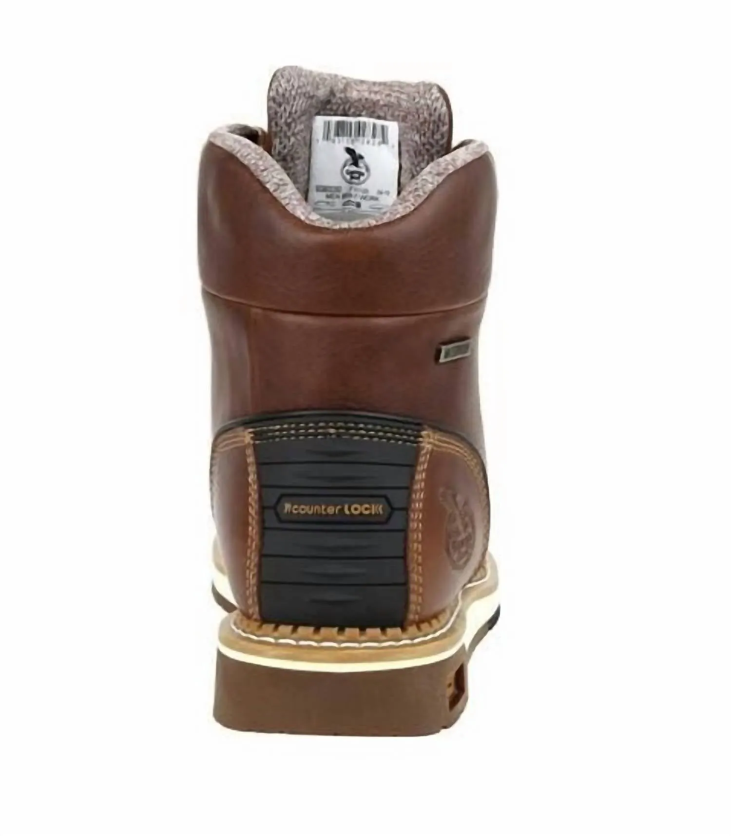 Men's Amp Lt Wedge Waterproof Work Boot - Wide Width In Brown