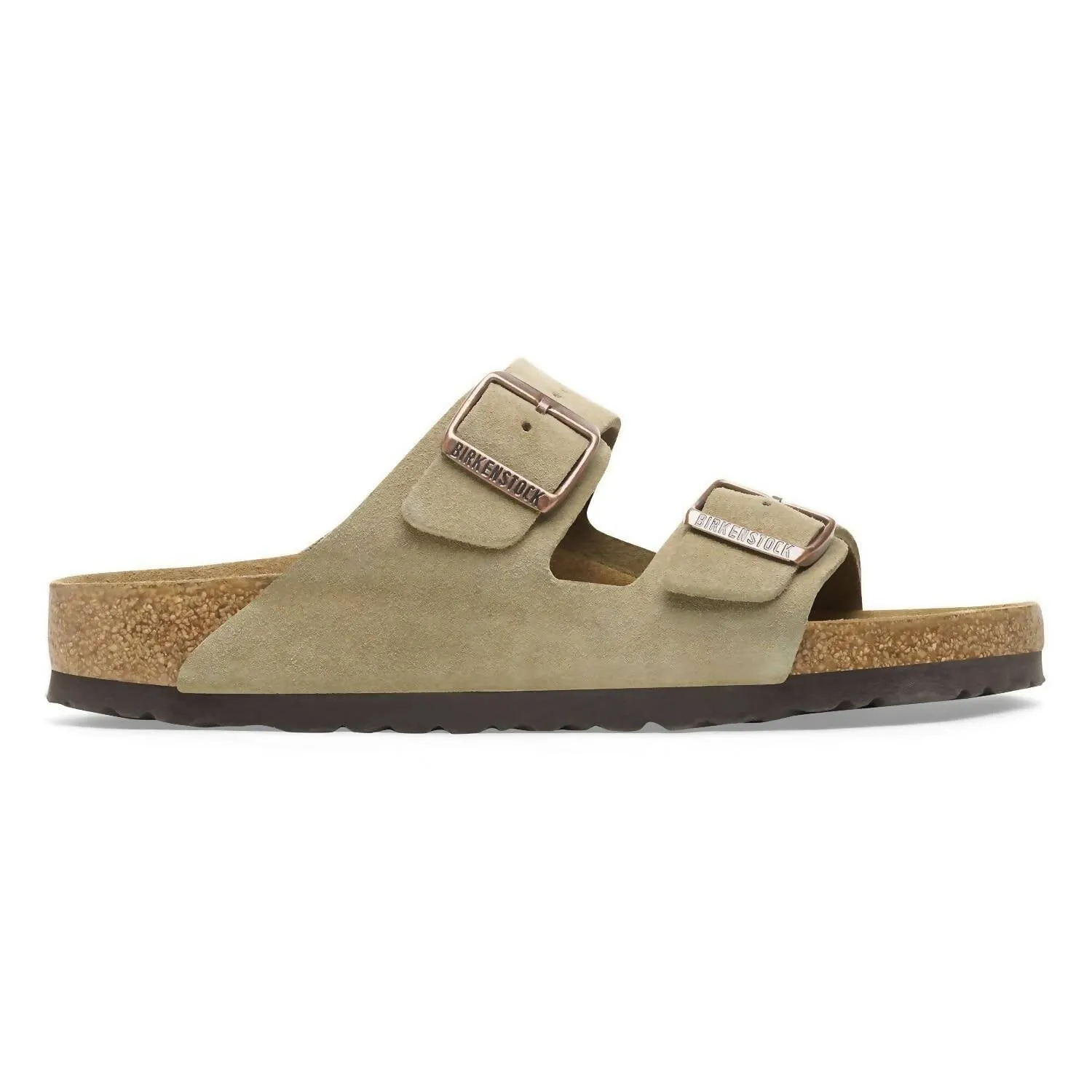 Men's Arizona Suede Sandal In Taupe