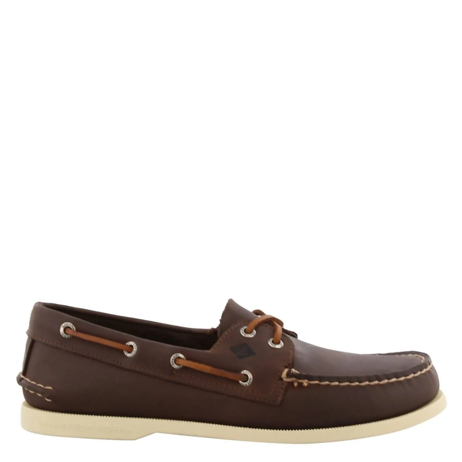 Men's Authentic Original Boat Shoe In Brown/white