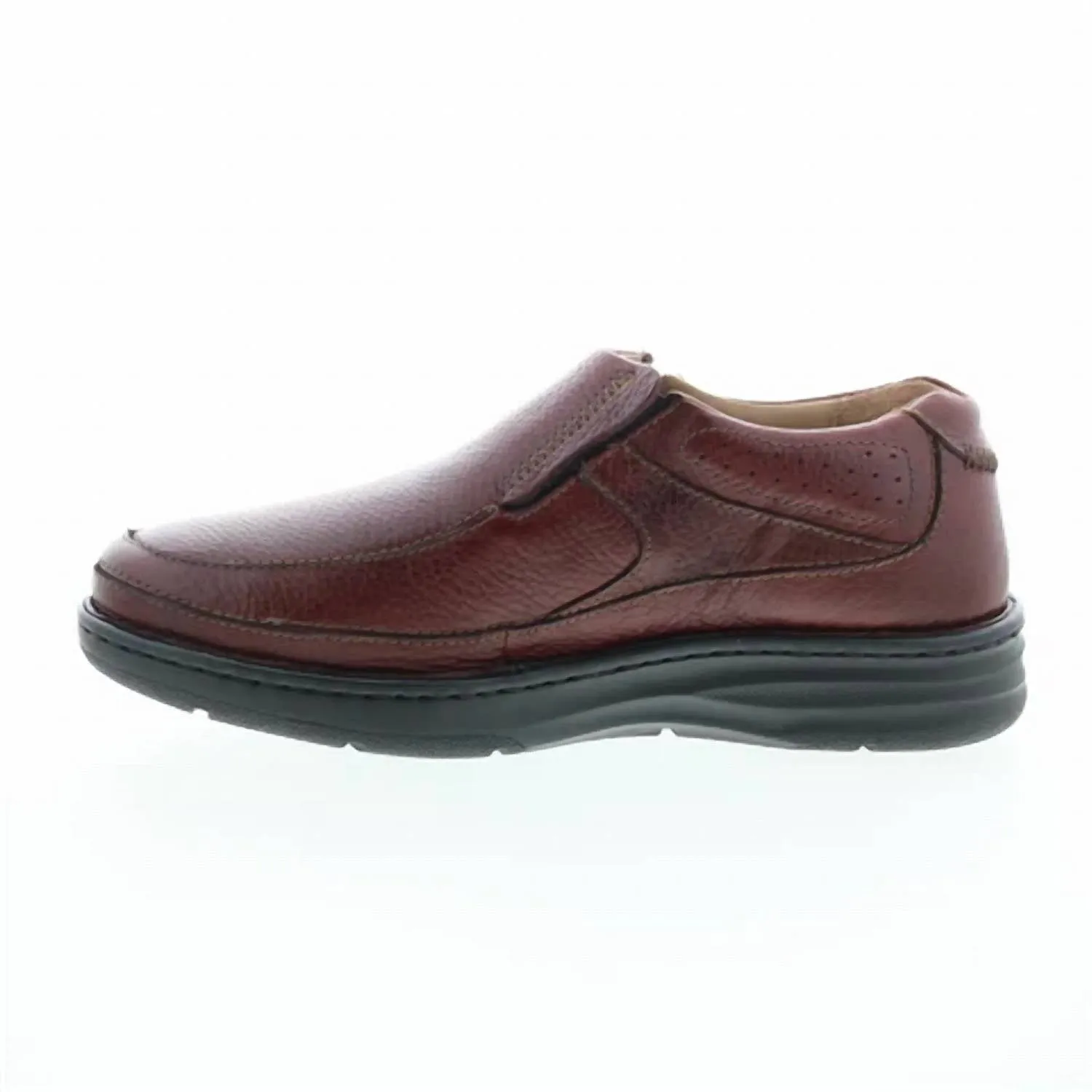 Men's Bexley Loafer In Brown Tumbled Nappa