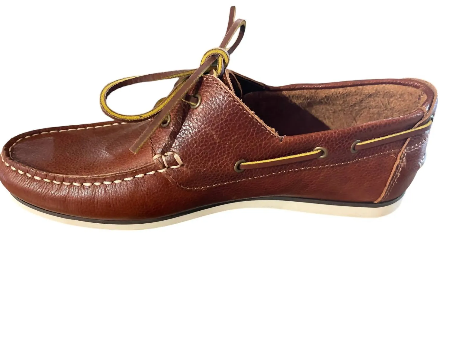 Men's Capstan Boat Shoe In Cognac